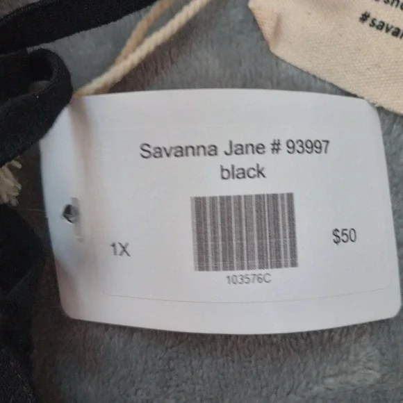 Savanna Jane Dress Womens 1X Black Chevron Striped Bohemian Tiered Midi Western - Picture 6 of 16